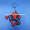 New design 3D keychain made of PVC rubber ,nice Spider-Man design,OEM orders are welcome